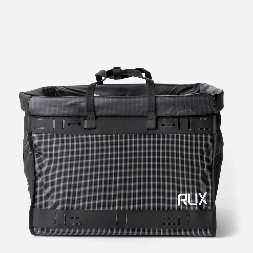 [[contain, #f3f3f3]] | RUX Duffel Box 55L - Black