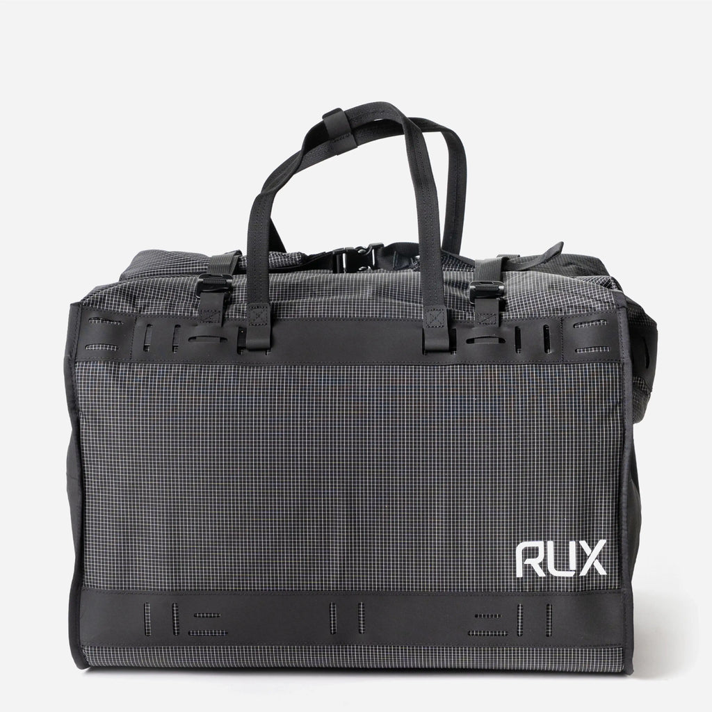 [[contain, #f3f3f3]] | RUX Duffel Box 55L - Black