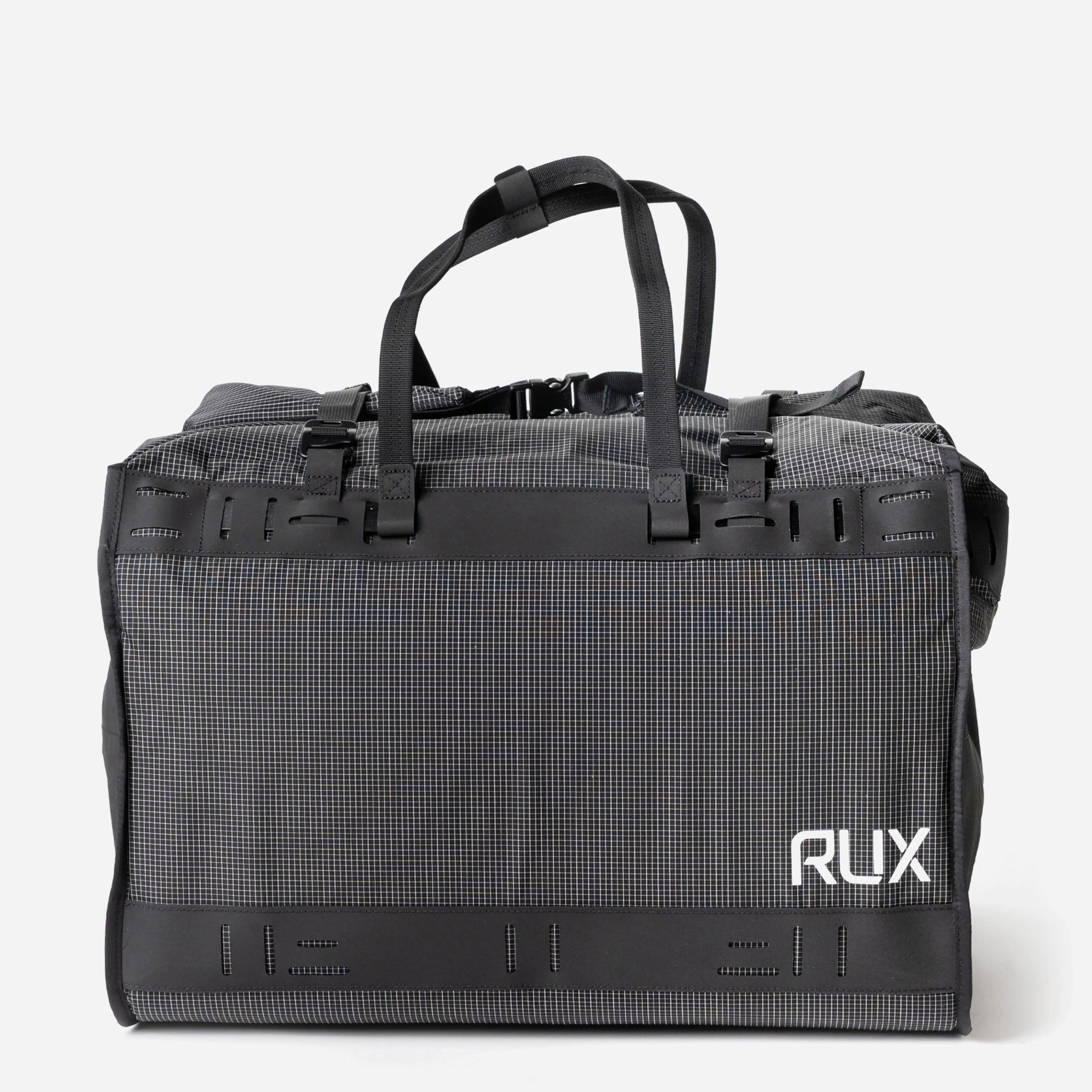 [[contain, #f3f3f3]] | RUX Duffel Box 55L - Black