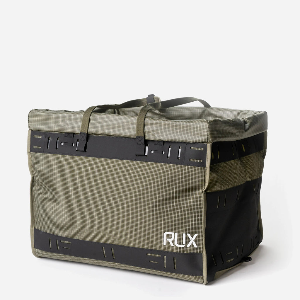 [[contain, #f3f3f3]] | RUX Duffel Box 55L - Green
