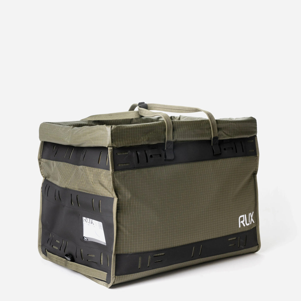 [[contain, #f3f3f3]] | RUX Duffel Box 55L - Green