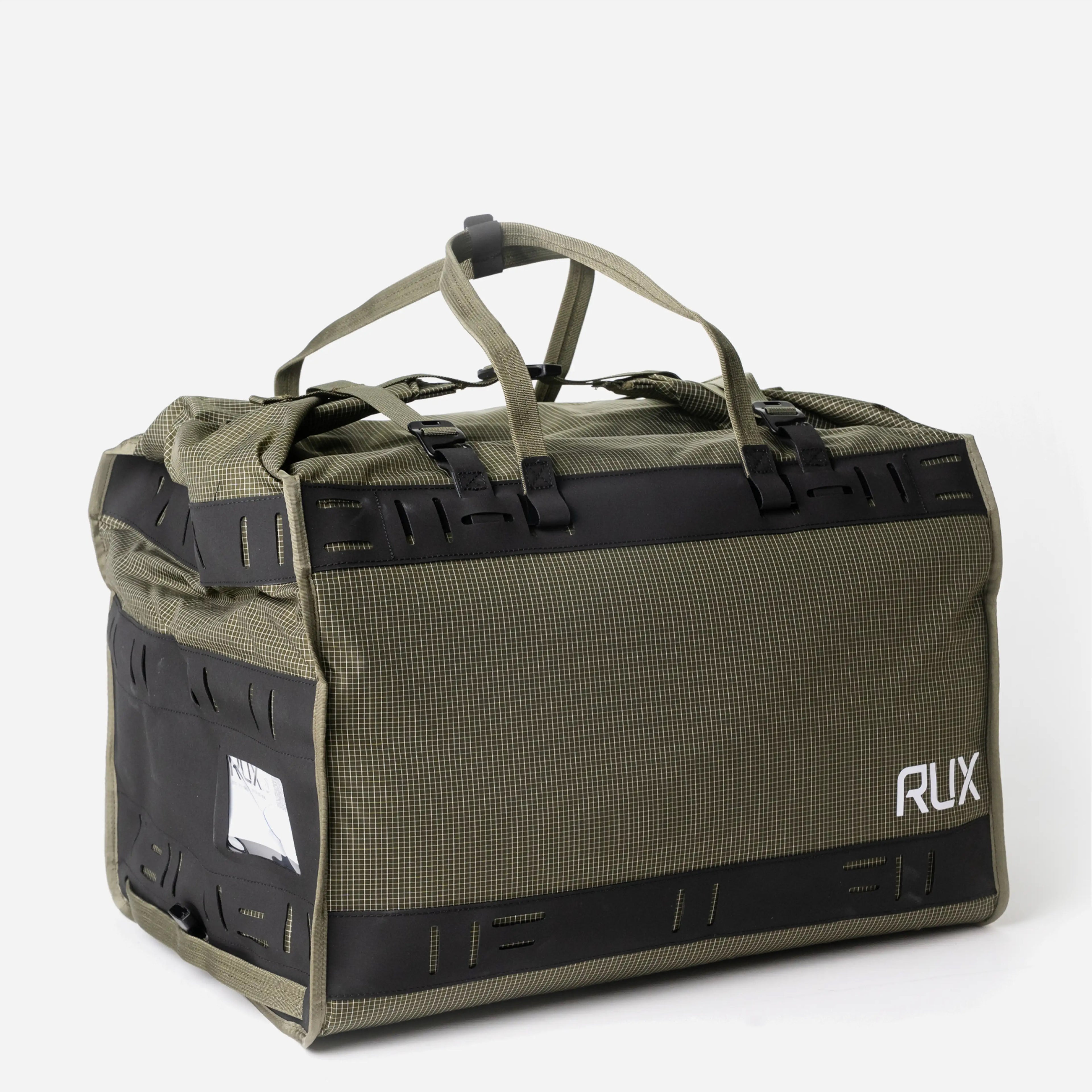 [[contain, #f3f3f3]] | RUX Duffel Box 55L - Green
