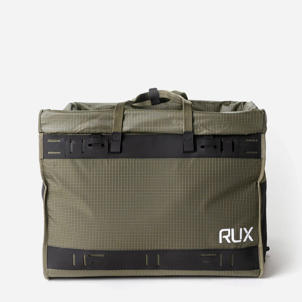[[contain, #f3f3f3]] | RUX Duffel Box 55L - Green