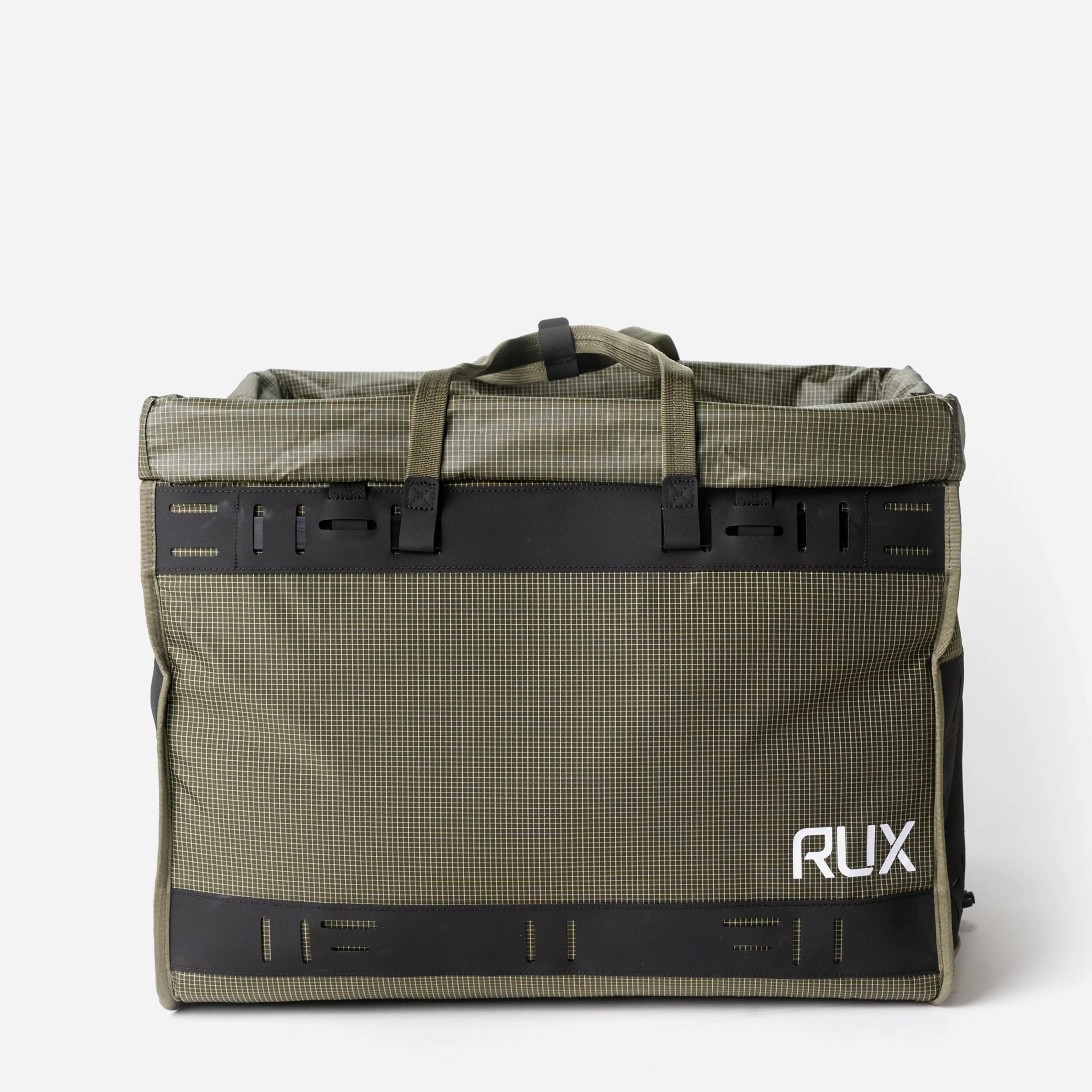 [[contain, #f3f3f3]] | RUX Duffel Box 55L - Green