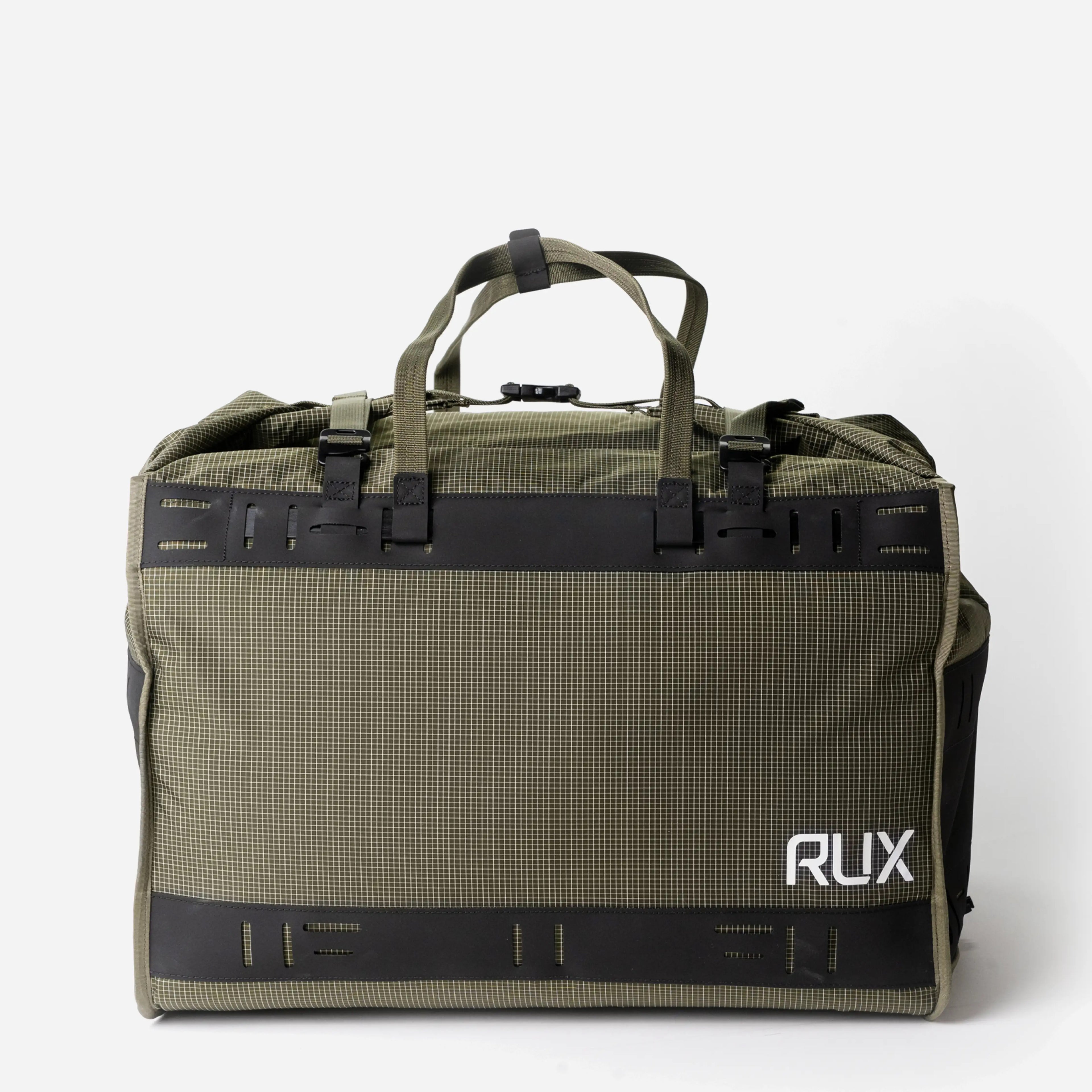 [[contain, #f3f3f3]] | RUX Duffel Box 55L - Green