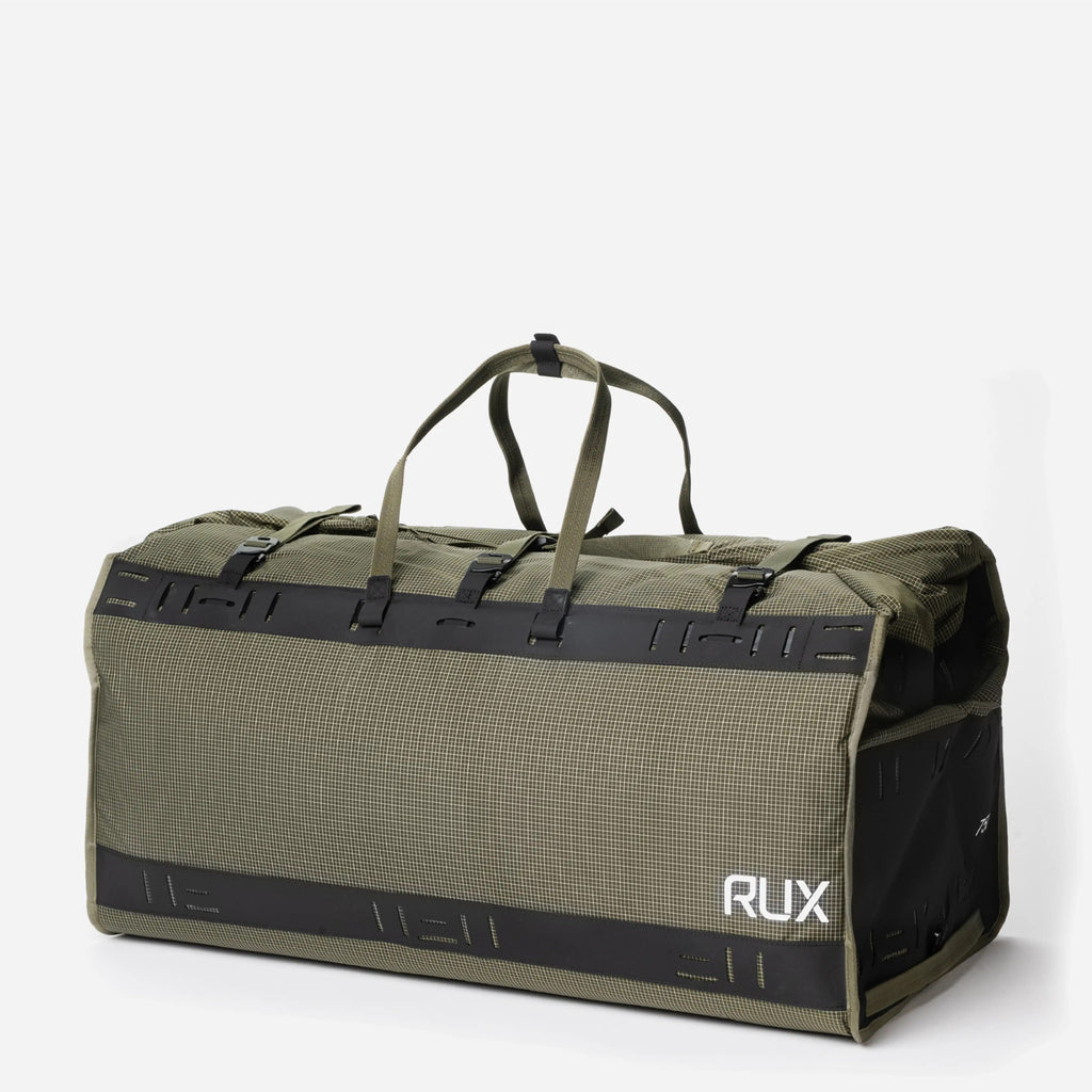 [[contain, #f3f3f3]] | RUX Duffel Box 75L - Green