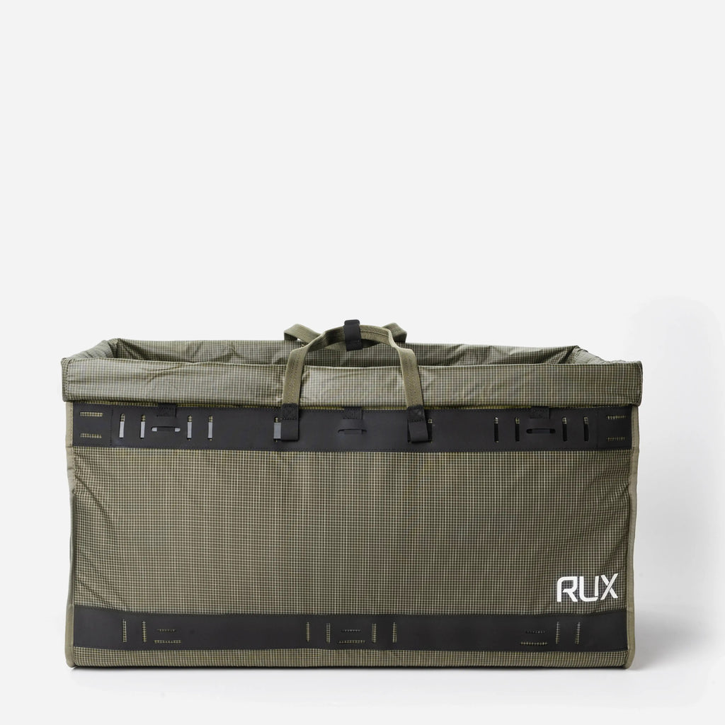 [[contain, #f3f3f3]] | RUX Duffel Box 75L - Green