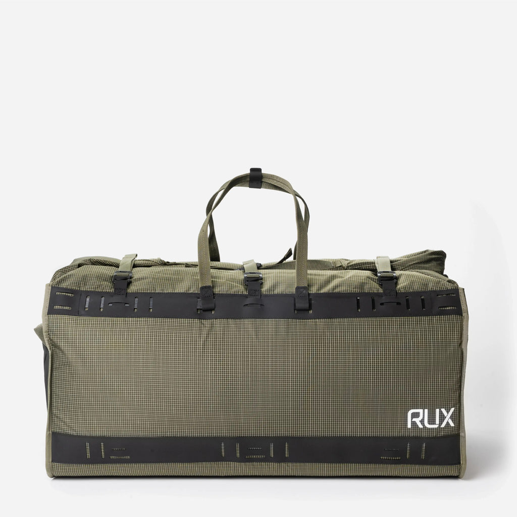 [[contain, #f3f3f3]] | RUX Duffel Box 75L - Green